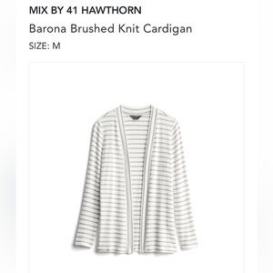 MIX BY 41 HAWTHORN Barona Brushed Knit Cardigan